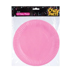Party Plates 10's - Pink 23cm 